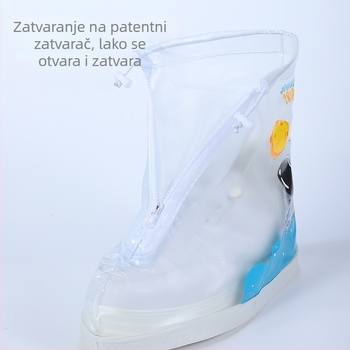 Dječje kišne navlake za cipele, debele, protuklizne, otporne na habanje, vodootporne, prijenosne za vanjska putovanja