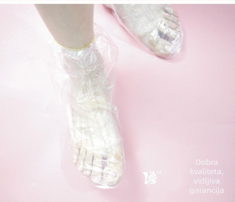 Jednokratna debela vodootporna plastična zaštita stopala za exfolijaciju i namakanje stopala