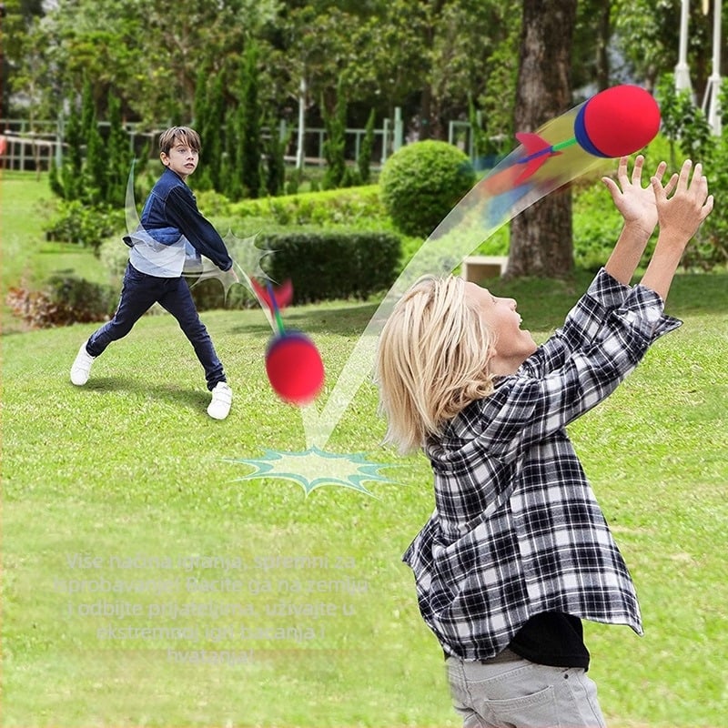 Dječja vanjska igra: set darts za ručno bacanje i dvostruka igra hvatanja lopte za dva igrača (unutra i van)
