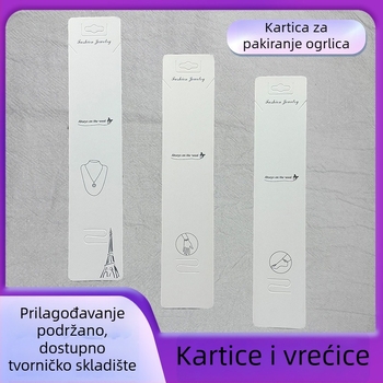 Kartica za pakiranje nakita: ogrlice, privjesci, narukvice i gležanj narukvice