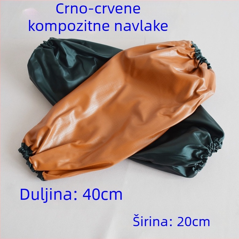 PVC vodootporni rukav, crno-crvena kompozitna konstrukcija, otporan na ulje, kiseline i lužine, deblji i produžen za rad s kamenom