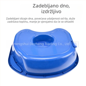 Debeli bazen za pranje kose u krevetu, kućna upotreba, ležeći položaj, za bolesnike, starije osobe, trudnice i majke poslije poroda