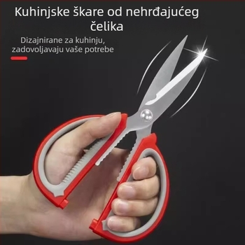 Nerđavi čelik kućne škare, velike višenamjerne za kuhinju, šivanje, ured i ručne radove.