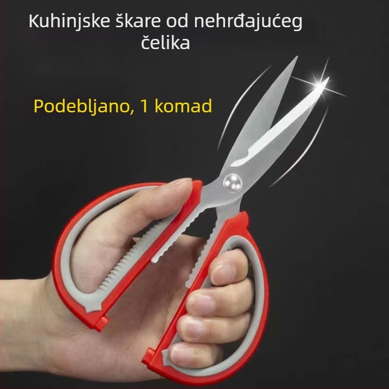 Nerđavi čelik kućne škare, velike višenamjerne za kuhinju, šivanje, ured i ručne radove.