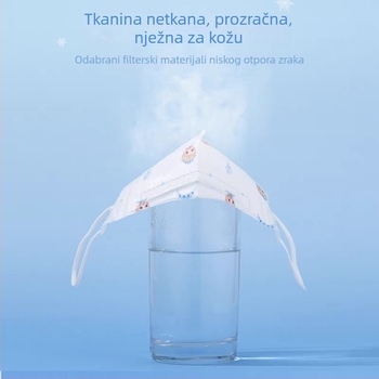 Dječja 3D jednokratna medicinska maska, unisex, mala veličina