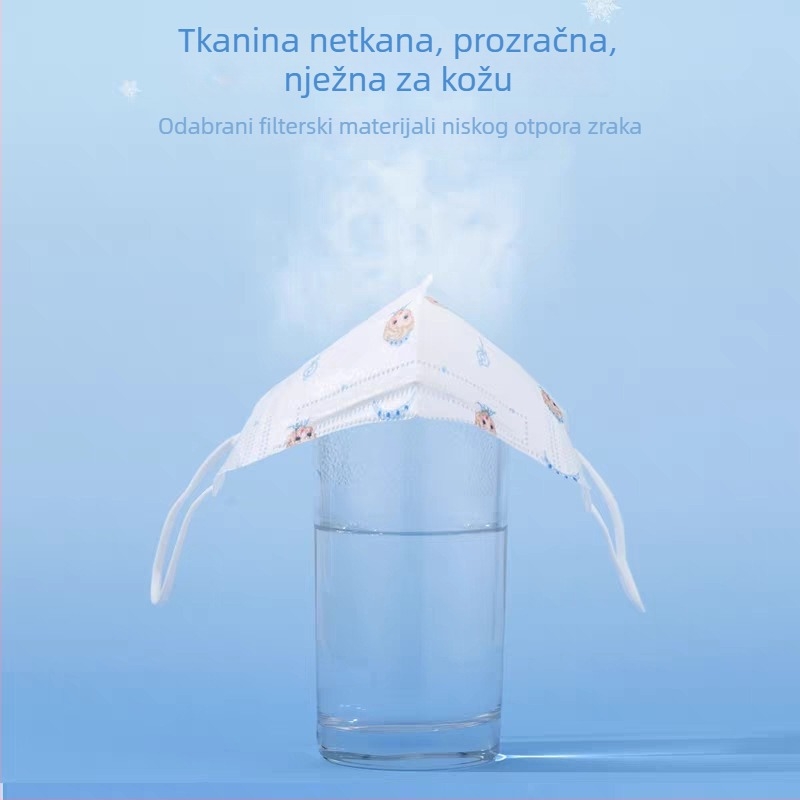 Dječja 3D jednokratna medicinska maska, unisex, mala veličina