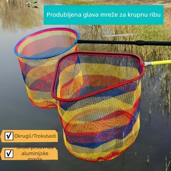 Glava mreže od aluminijskog legura za duboku trokutastu mrežu, ne savijajuća, za velike ribe