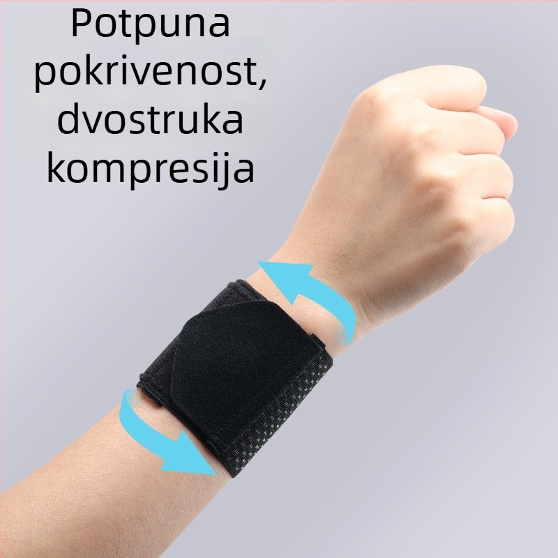 Chachi prozračna sportska narukvica za zapešće za košarku i badminton, podesiva podrška zapešća, zaštita od uganuća