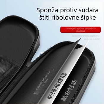 Tab čvrsta futrola za horgaste štapove, lagani ABS, kompaktna prijenosna torba za štapove