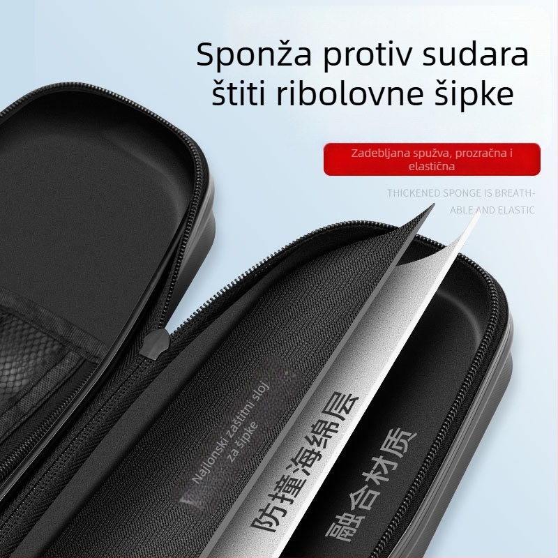 Tab čvrsta futrola za horgaste štapove, lagani ABS, kompaktna prijenosna torba za štapove