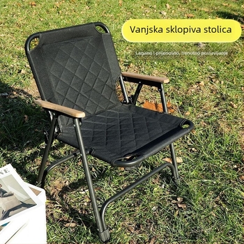 Maszhe vanjska sklopiva stolica za kampiranje i ribolov, ojačana, prijenosna za piknik, lagana za plažu, set stola i stolica