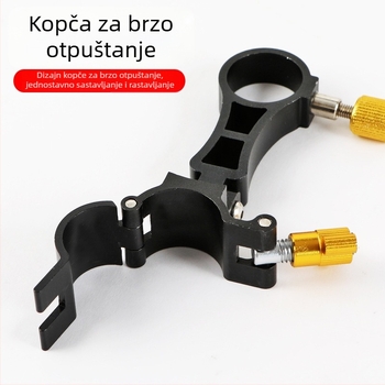 Ugrađeni držač za kišobran od aluminijske legure za sklopivu ribarsku stolicu