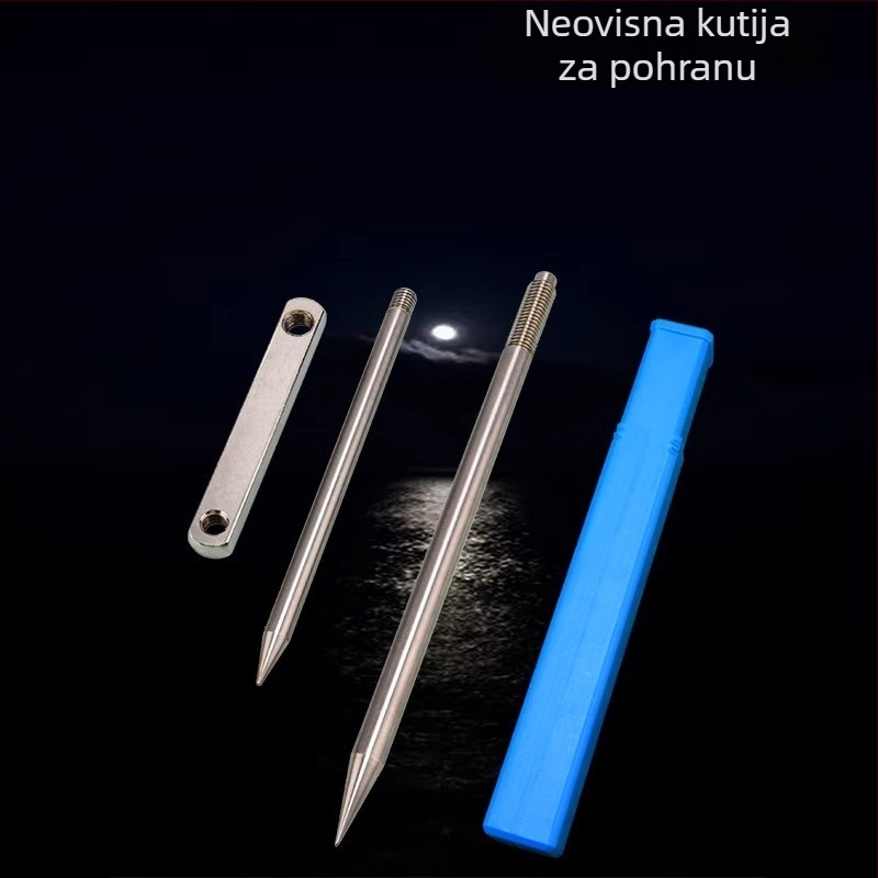 Odvojivi zemni klin za ribolovni kišobran sa nosačem — produžen i zgušnjen, za veliki kišobran