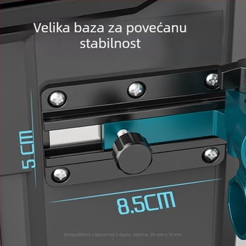 Veliki univerzalni sklopivi tornjasti držač za kutiju za pecanje, od magnezijsko-aluminijske legure, 360°