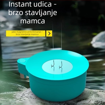 Mini magnetska posuda za mamce s jakim magnetom za ribolov — prijenosna magnetska posuda za mamce, kutija za ribolov i oprema za vanjski ribolov