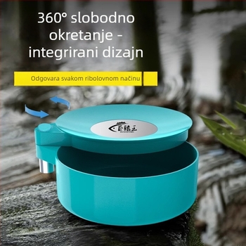 Mini magnetska posuda za mamce s jakim magnetom za ribolov — prijenosna magnetska posuda za mamce, kutija za ribolov i oprema za vanjski ribolov