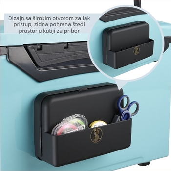 Vodootporna bočna torbica za kutiju za pecanje s Velcro montažom