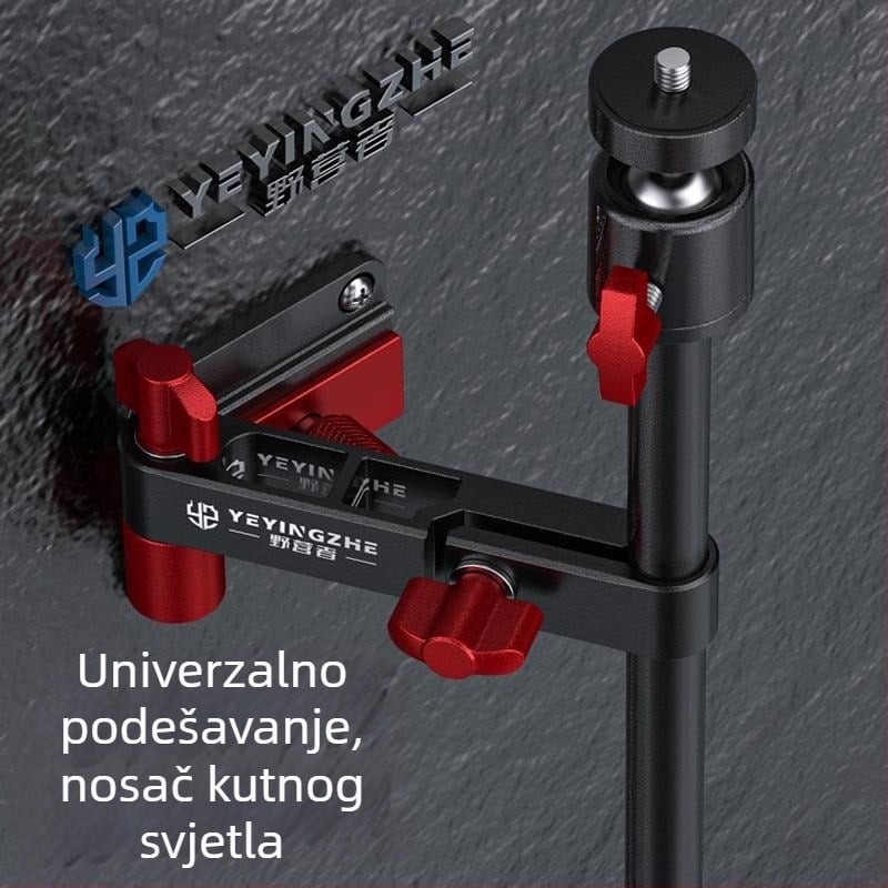 Sklopivi teleskop lampe za kampiranje i ribolov — univerzalni nosač lampe za kutiju za ribolov i stolicu