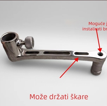 Nova nehrđajući čelični stolac za ribolov i dodatna oprema za kutiju, proširivač držača hrane, držač štapa, proširivač kutije za mamac