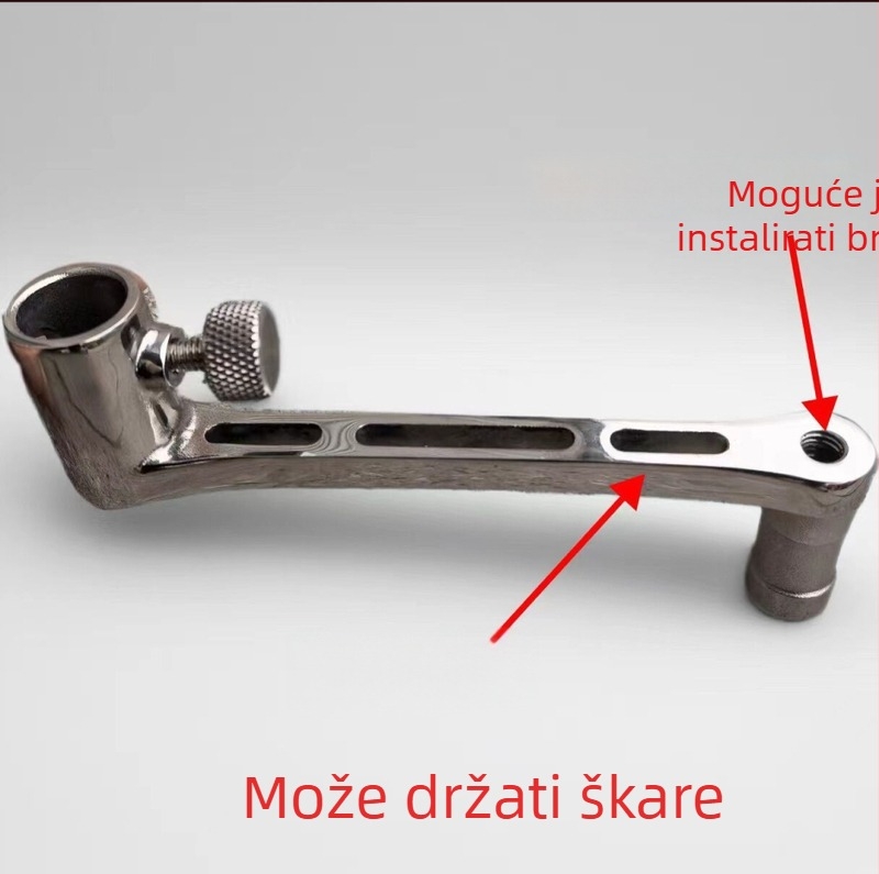 Nova nehrđajući čelični stolac za ribolov i dodatna oprema za kutiju, proširivač držača hrane, držač štapa, proširivač kutije za mamac