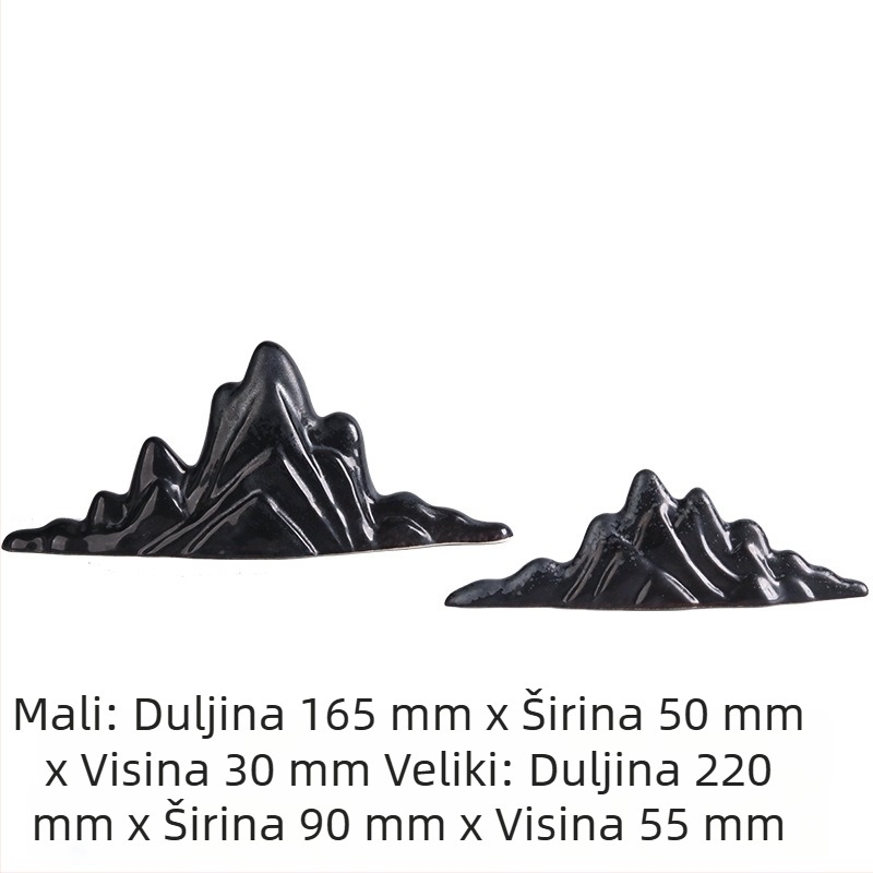 Moderna kineska pejzažna planina – miniatura za čajnu sobu i hotelski hodnik, stolni zen pejzažni dekor