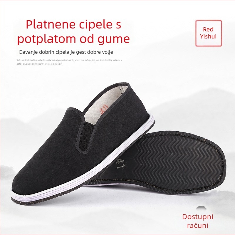 Platnene cipele s debelim gumom na potplati, prozračne radne slip-on cipele, unisex