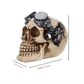 Halloween dekoracije – realističan skelet od smole za ukleti dom i sobu za bijeg