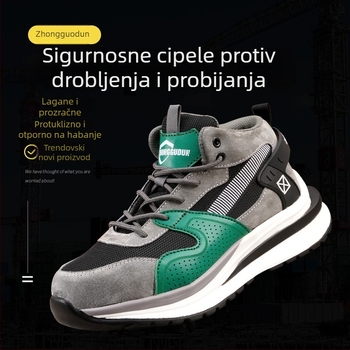 Zaštitne cipele s čeličnim prstom, zaštita od udara i probijanja, otporne na habanje, za četiri sezone