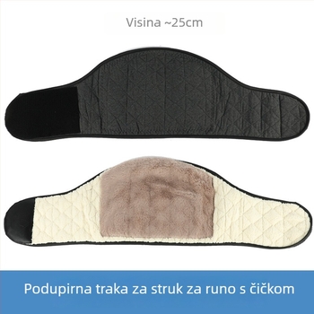 Nova toplinska pojas za struk i trbuh s flis podlogom, unisex, za jesen i zimu.