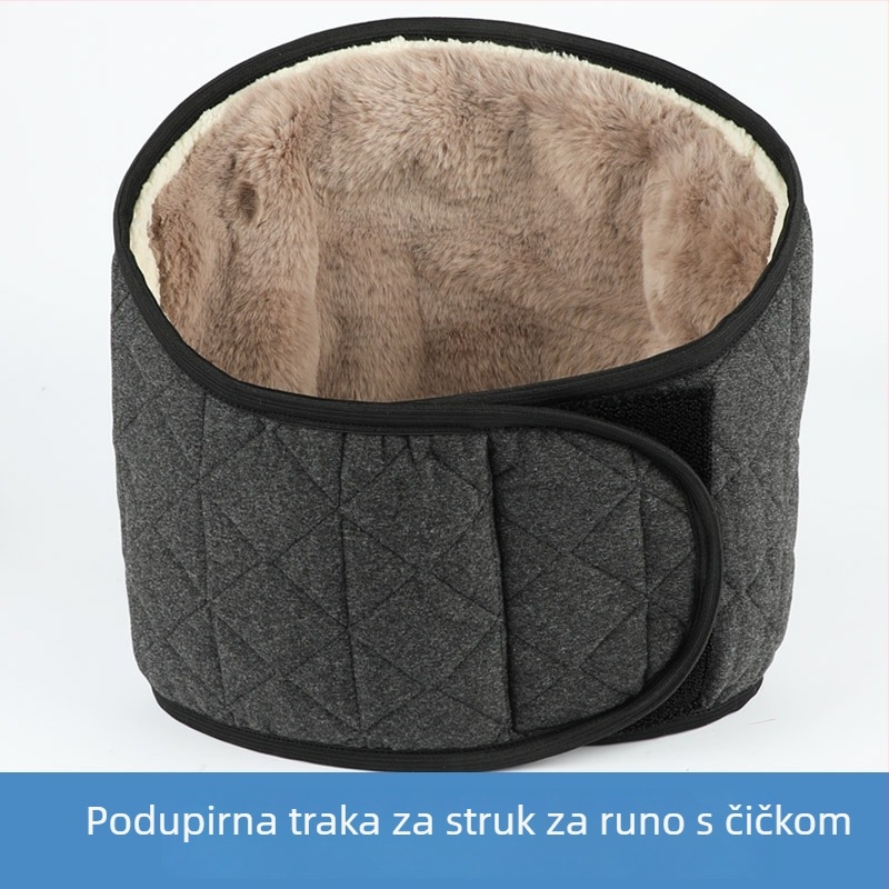 Nova toplinska pojas za struk i trbuh s flis podlogom, unisex, za jesen i zimu.