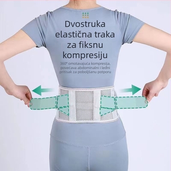 Prozračan tanak pojas za struk s čeličnom pločom za potporu trbuha