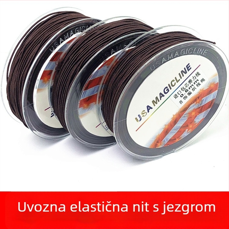Izdržljiva elastična nit s jezgrom za Buddha perle i Bodhi crveno sandalovo drvo – DIY nakit