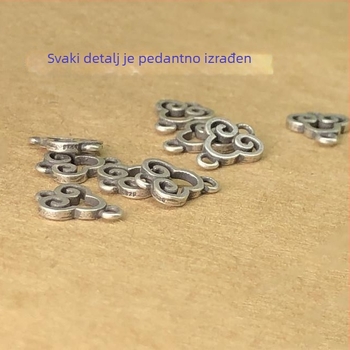 S925 Sterling Srebro Ruyi Spojni Dijelovi za DIY Nakit – Narukvice, Ogrlice i Naušnice