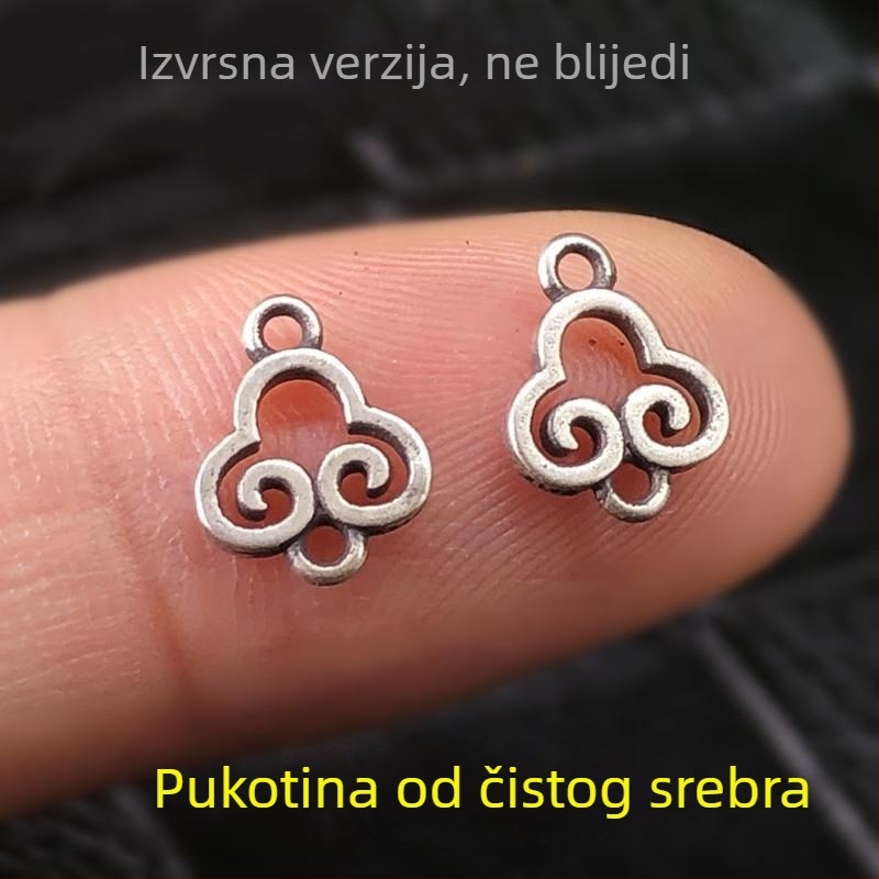 S925 Sterling Srebro Ruyi Spojni Dijelovi za DIY Nakit – Narukvice, Ogrlice i Naušnice