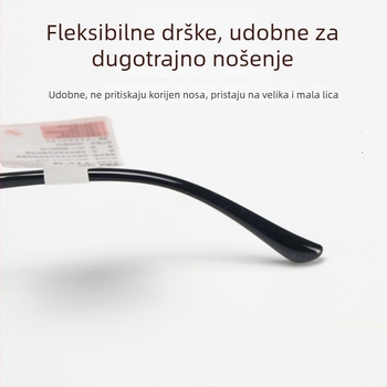 Muške naočale za čitanje s punim okvirom, crne, anti-plava svjetlost, izdržljiv TR90 okvir, jasan klasičan dizajn