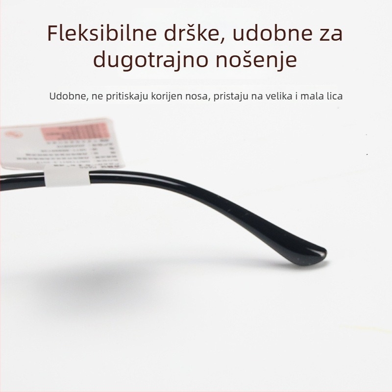 Muške naočale za čitanje s punim okvirom, crne, anti-plava svjetlost, izdržljiv TR90 okvir, jasan klasičan dizajn