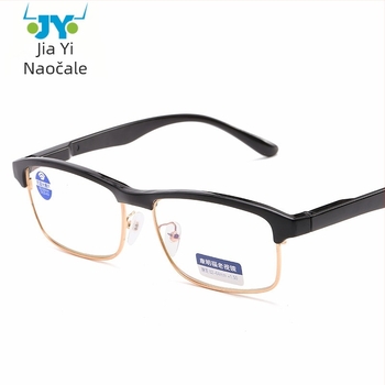 Klasične retro naočale za čitanje s zaštitom od plavog plamena, unisex, s opružnim šarkama, cijeli okvir, plavi premaz leća od smole.