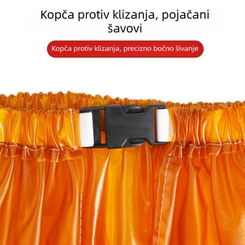 Mekana kožna pregača, vodootporna i otporna na ulje, kuhinjska, unisex veličine, za morsku hranu, kantinu i radove na kamenu