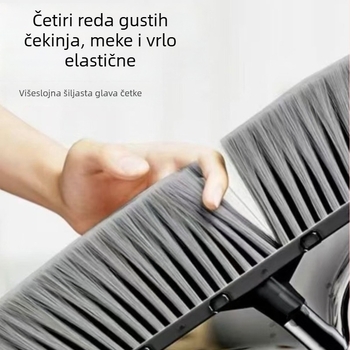 Set metle i lopatice za kućanstvo, 2024 novi model, prozirna metla