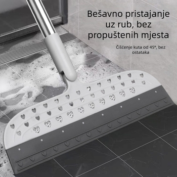Silikonska metla za uklanjanje vode, glava 28 cm, poboljšani kućni alat za čišćenje kupaonice