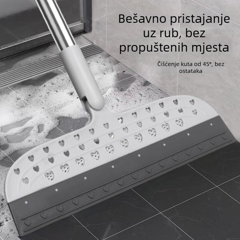Silikonska metla za uklanjanje vode, glava 28 cm, poboljšani kućni alat za čišćenje kupaonice