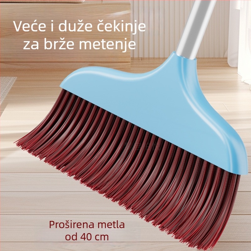 Široka vanjska metla za vrt i dom – izdržljiva i lagana