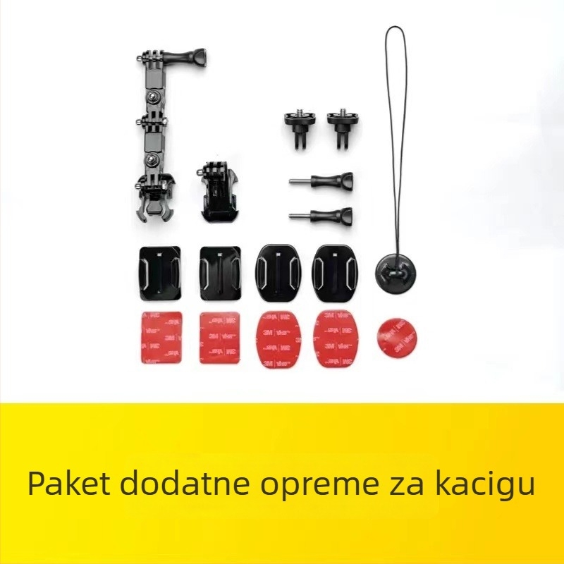 Shadow Stone Insta360 komplet pribora za kacigu kompatibilan s X4, X3, X2, ACEPRO, ONE R, RS i go3s