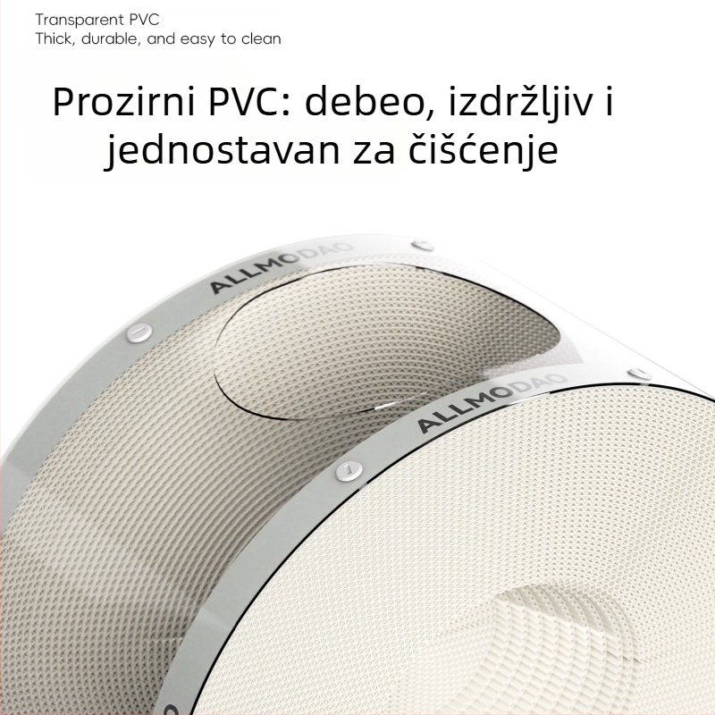 Okrugla mačja grebalica s integriranim ležištem, otporna i bez ispuštanja dlake, velika, tunel od valovitog kartona, dvostruka ploča za šape
