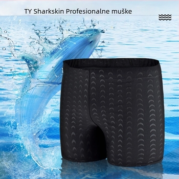 Muške kupaće gaće s Sharkskin teksturom, uskog kroja, brzo se suše, boxer stil, plus veličina