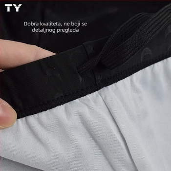 Muške kupaće gaće s Sharkskin teksturom, uskog kroja, brzo se suše, boxer stil, plus veličina