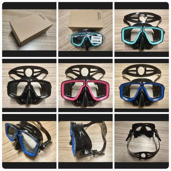 Snorkeling dvodijelni set sa suhim dišnim kanalom, maskom za ronjenje i naočalama