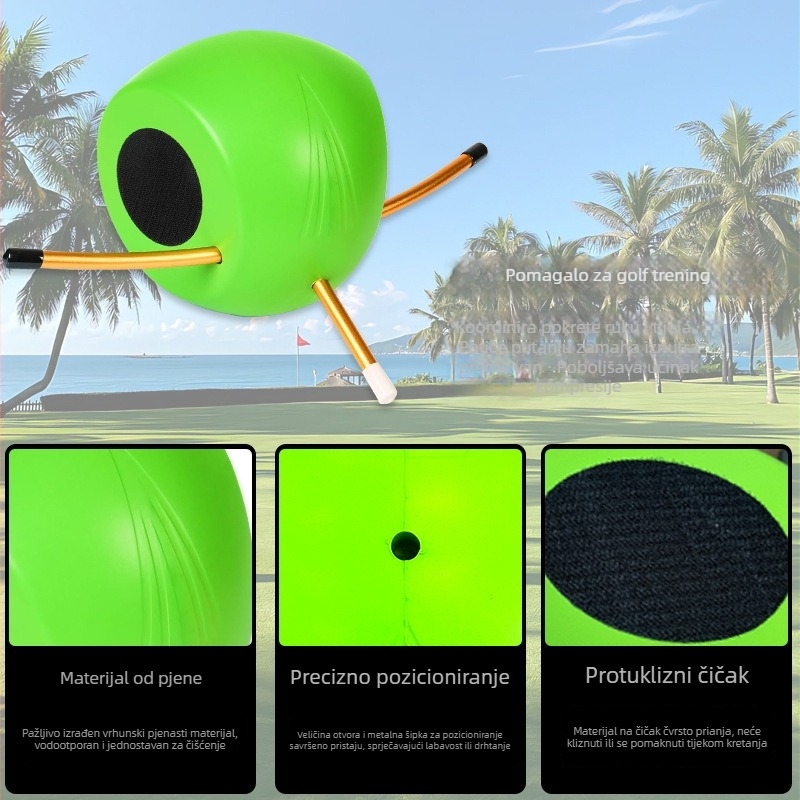 Golf trener zamaha s korekcijom držanja, pomoć za zamah i kontakt s loptom