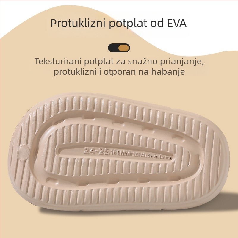 Dječje ljetne papuče za djevojčice - slatka princeza, za kućnu upotrebu, EVA sandale s protukliznim dizajnom