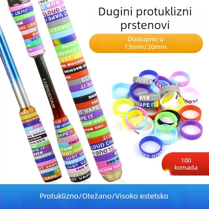 Navlaka za ručku ribolovnog štapa sa silikonskim anti-slip prstenom – zaštitna navlaka za ručku